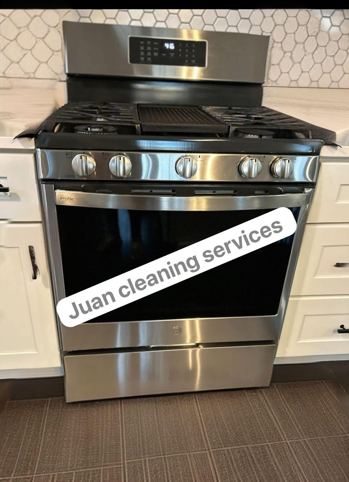 Spotless kitchen stove